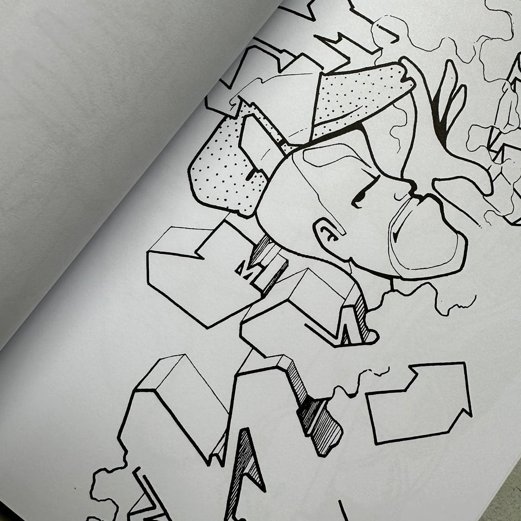 Graffiti Colouring Book - Vol 2 - Characters Graffiti Colouring Book - Vol 2 - Characters
