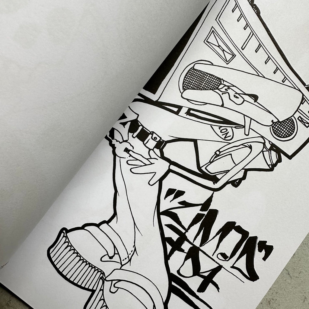 Graffiti Colouring Book - Vol 2 - Characters Graffiti Colouring Book - Vol 2 - Characters