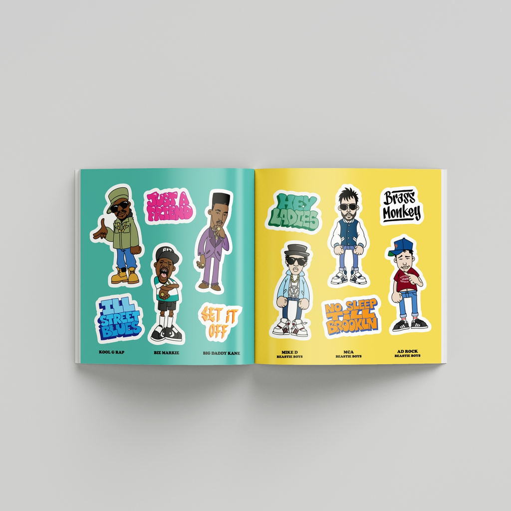 The Hip Hop Sticker Book The Hip Hop Sticker Book
