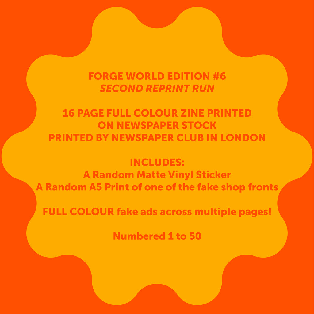 FORGE WORLD EDITION #6 (2023) - SECOND PRINT RUN FORGE WORLD EDITION #6 (2023) - SECOND PRINT RUN