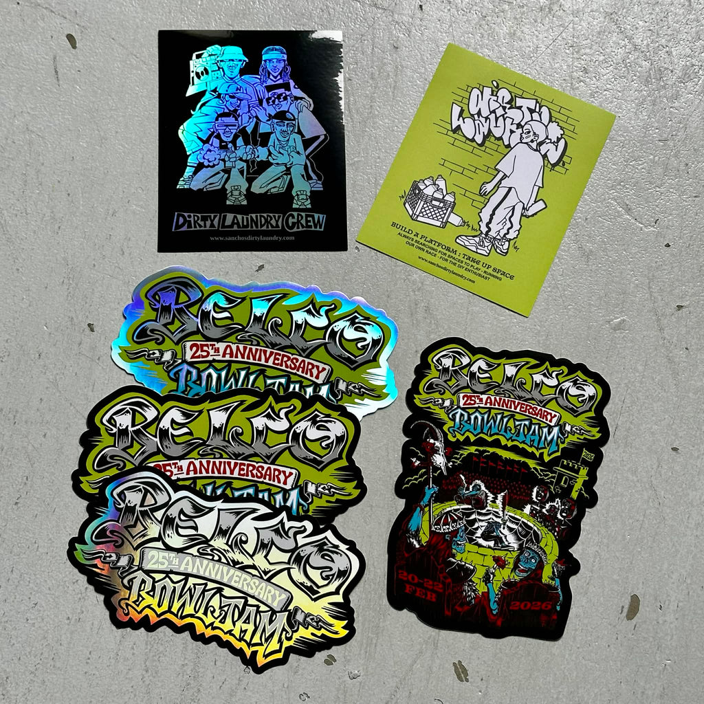 2026 Belco Bowl Jam Sticker Pack 2026 Belco Bowl Jam Sticker Pack