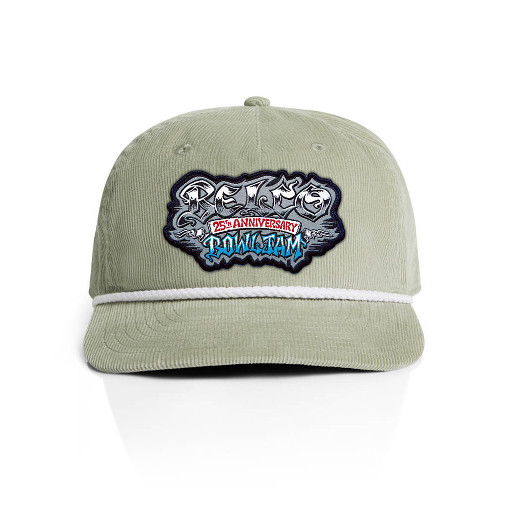 2026 Belco Bowl Jam Corduroy Cap - Eucalyptus with Grey Patch 2026 Belco Bowl Jam Corduroy Cap - Eucalyptus with Grey Patch