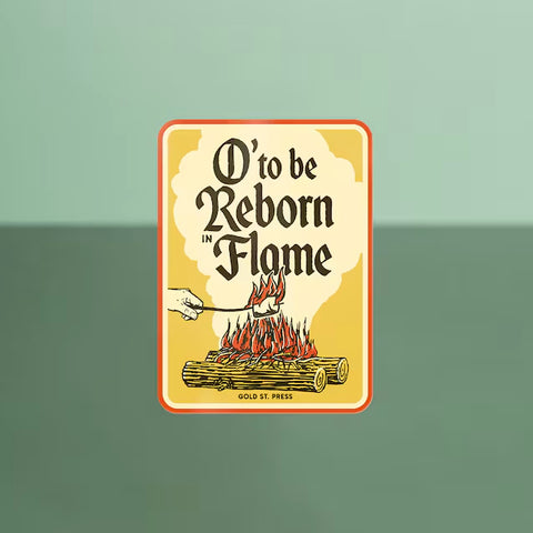 Marshmallow Vinyl Bumper Sticker