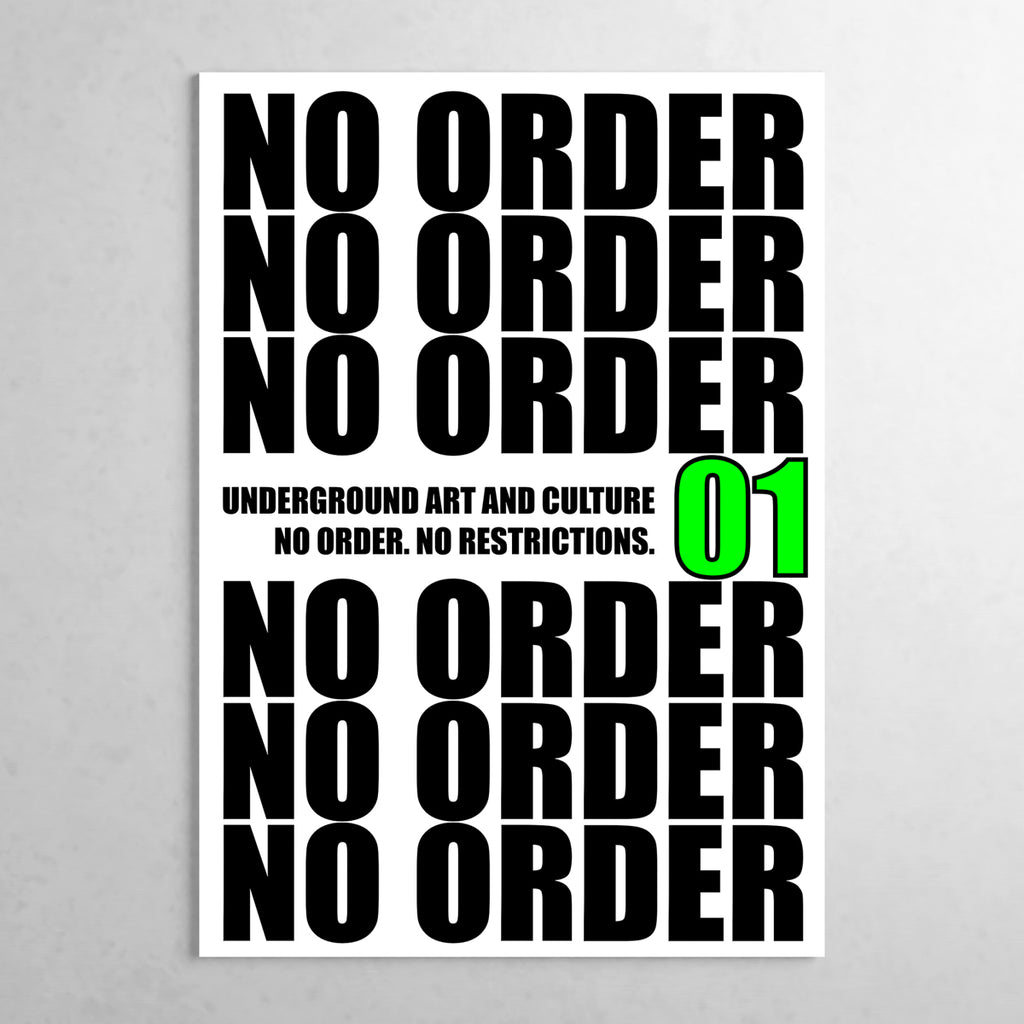 No Order - Issue #1 No Order - Issue #1