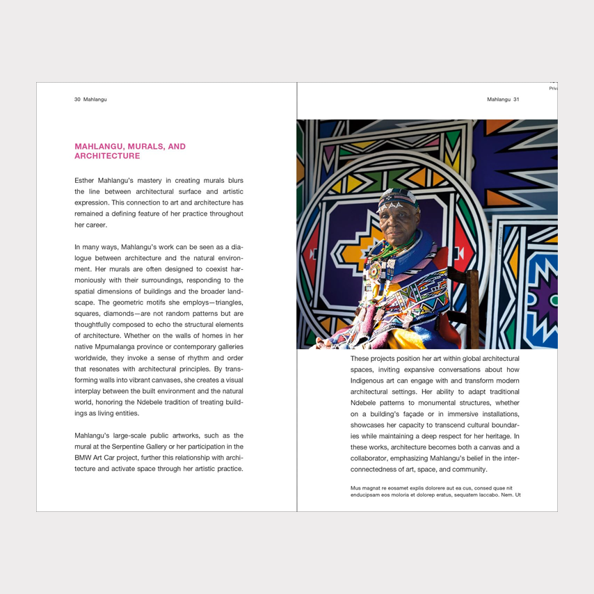 Esther Mahlangu Handbook Esther Mahlangu Handbook