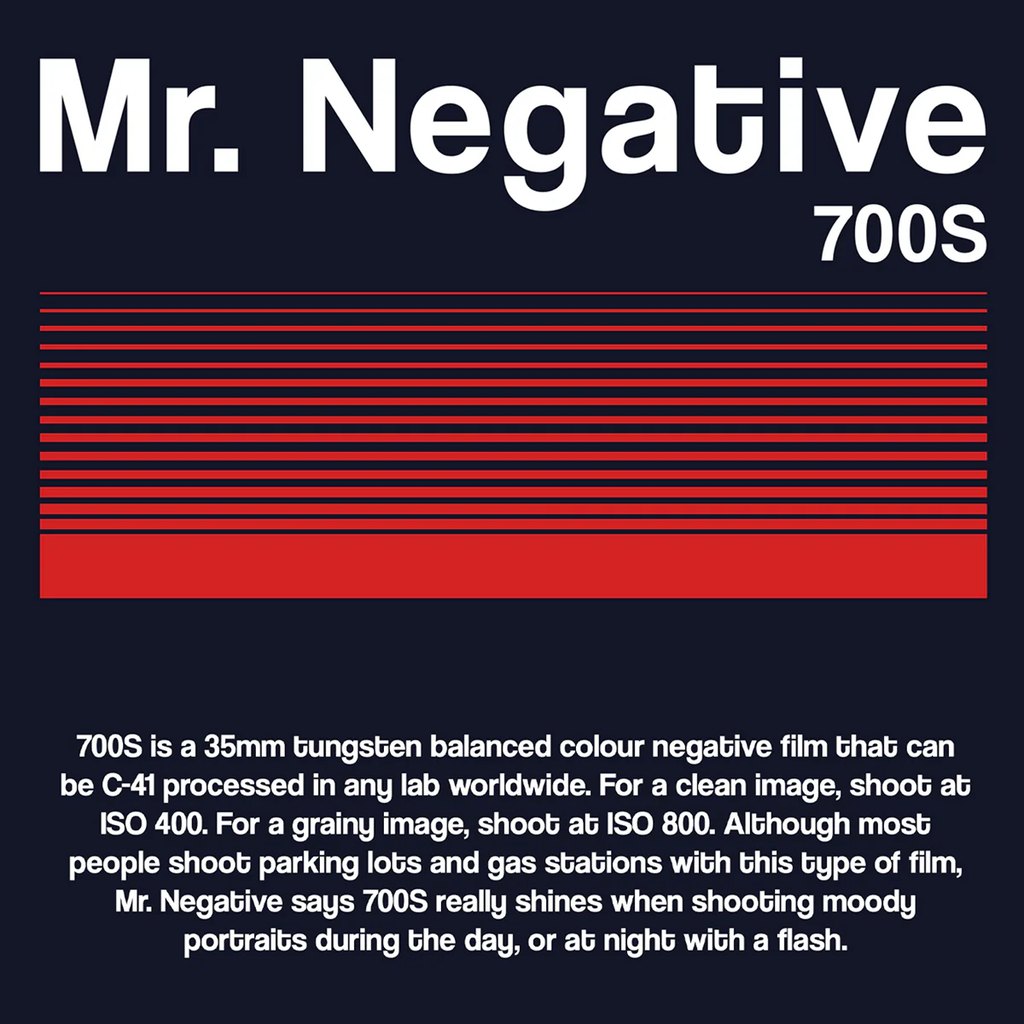 Mr. Negative 700S ISO 800 35mm 36 exp Mr. Negative 700S ISO 800 35mm 36 exp