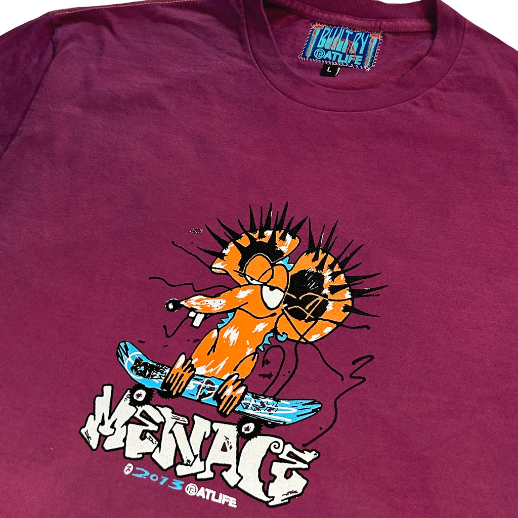Menace Tee (Claret) Menace Tee (Claret)