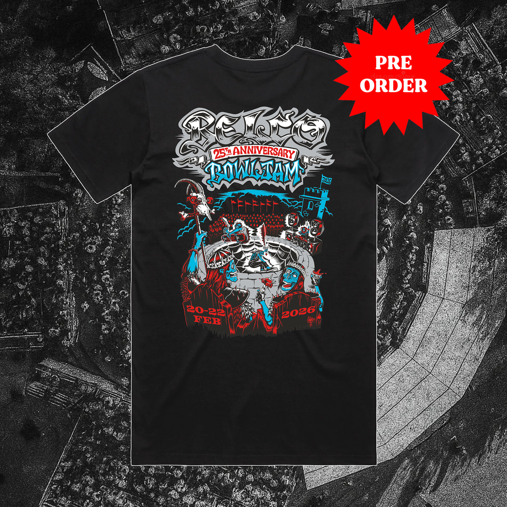 *PREORDER* 2026 Belco Bowl Jam Standard Tee - Black *PREORDER* 2026 Belco Bowl Jam Standard Tee - Black