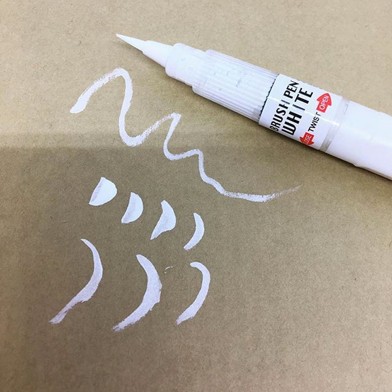 Kuretake ZIG Brush Pen (white) Kuretake ZIG Brush Pen (white)