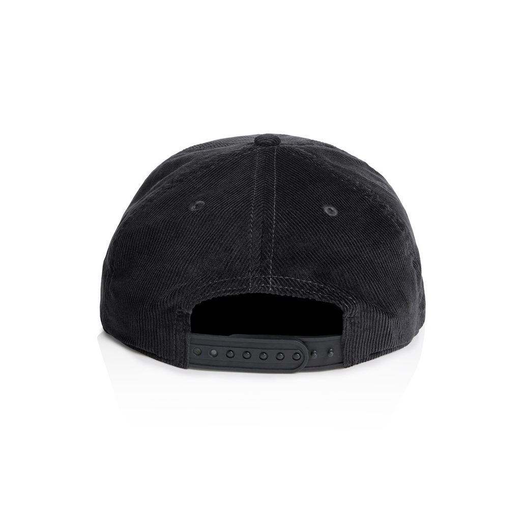 2026 Belco Bowl Jam Corduroy Cap - Black with Grey Patch 2026 Belco Bowl Jam Corduroy Cap - Black with Grey Patch