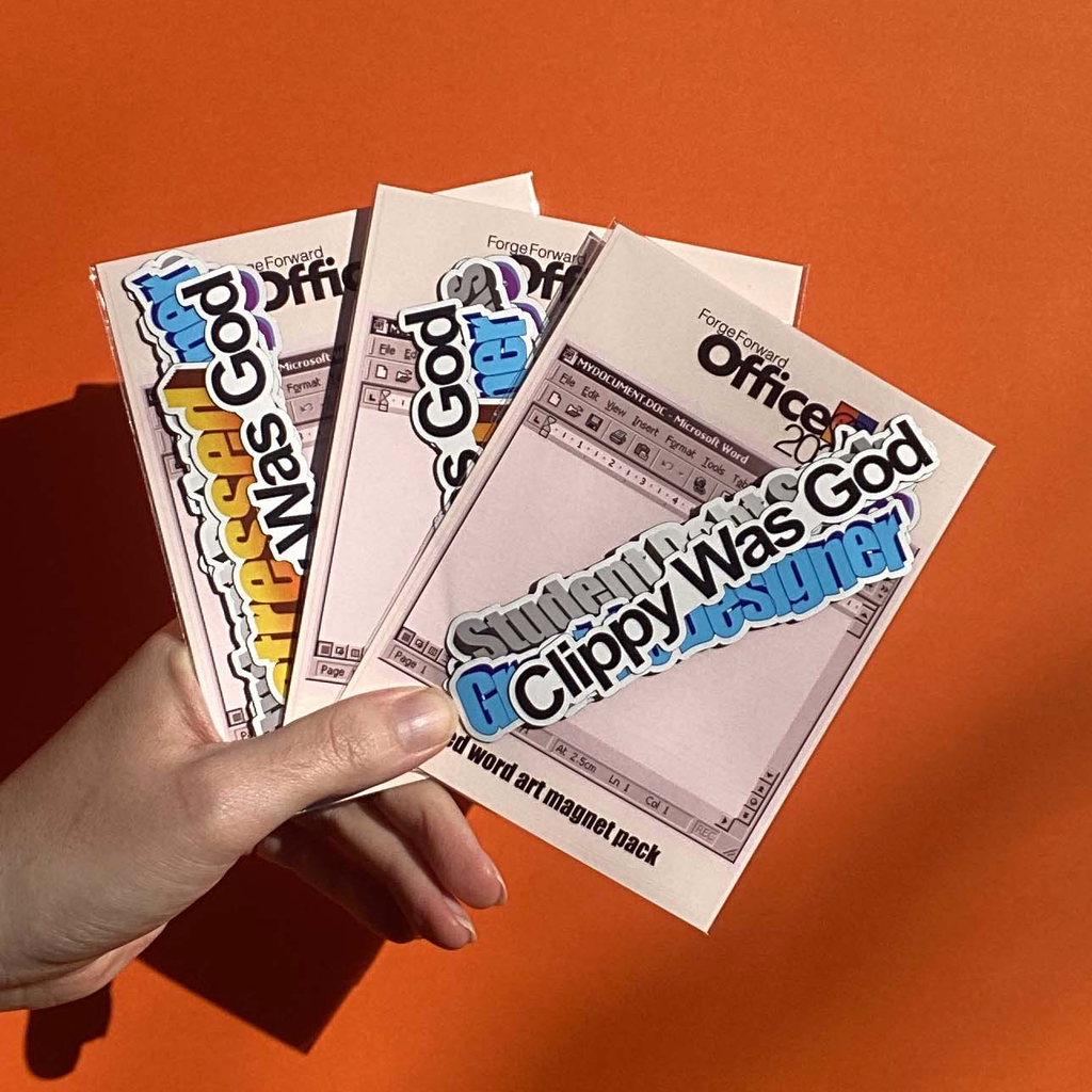 Nostalgic WordArt Magnet Pack Nostalgic WordArt Magnet Pack