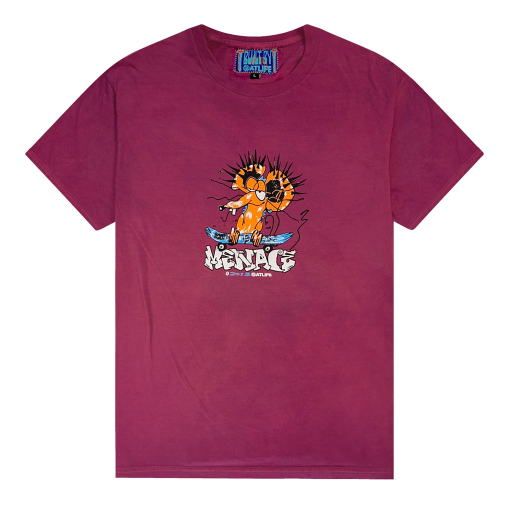 Menace Tee (Claret) Menace Tee (Claret)