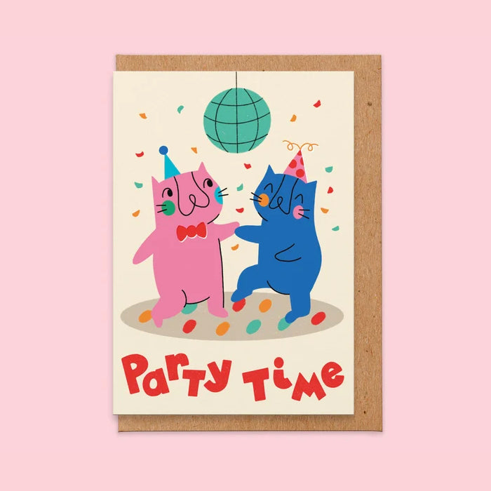 Party Time Greeting Card Party Time Greeting Card