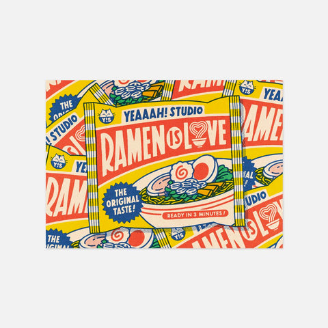 Ramen Is Love Postcard A6