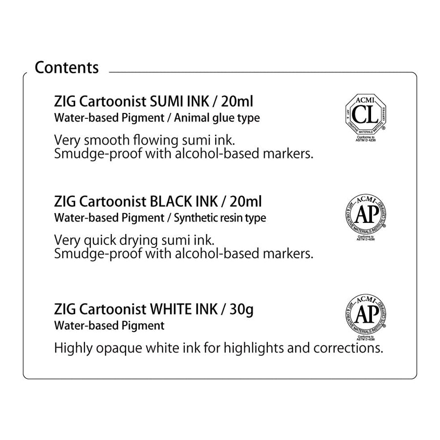 Kuretake ZIG Inktober Special Ink Set Kuretake ZIG Inktober Special Ink Set