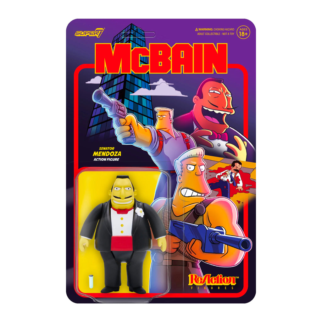 ReAction -  The Simpsons Wave 1 McBain: Senator Mendoza ReAction -  The Simpsons Wave 1 McBain: Senator Mendoza
