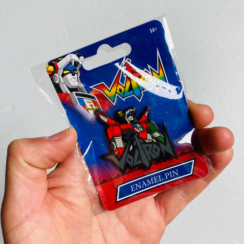 Voltron Bust Enamel Pin