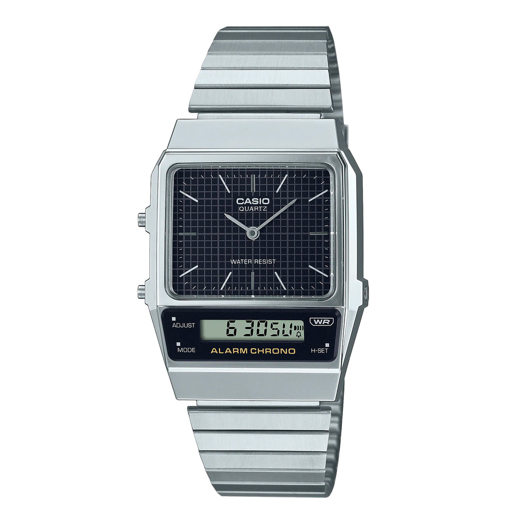 Casio AQ-800E-1ADF Silver Band Unisex Casio AQ-800E-1ADF Silver Band Unisex