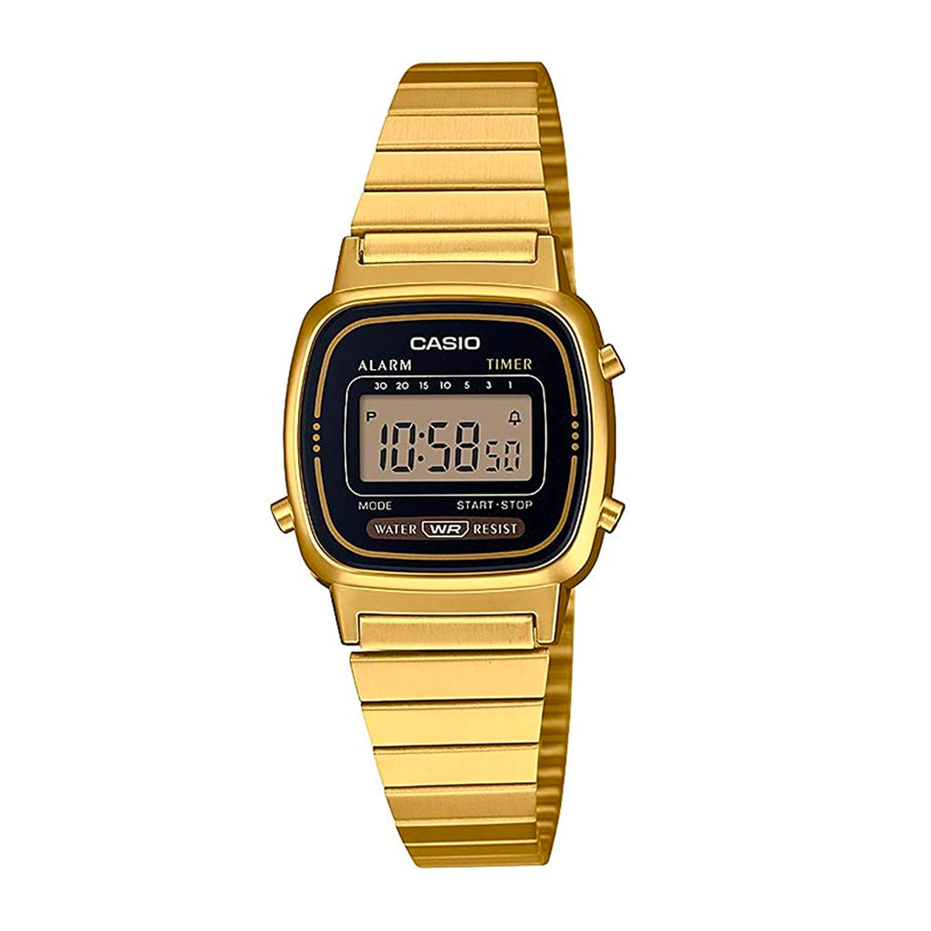 Casio LA670WGA-1DF Gold Band Unisex Casio LA670WGA-1DF Gold Band Unisex