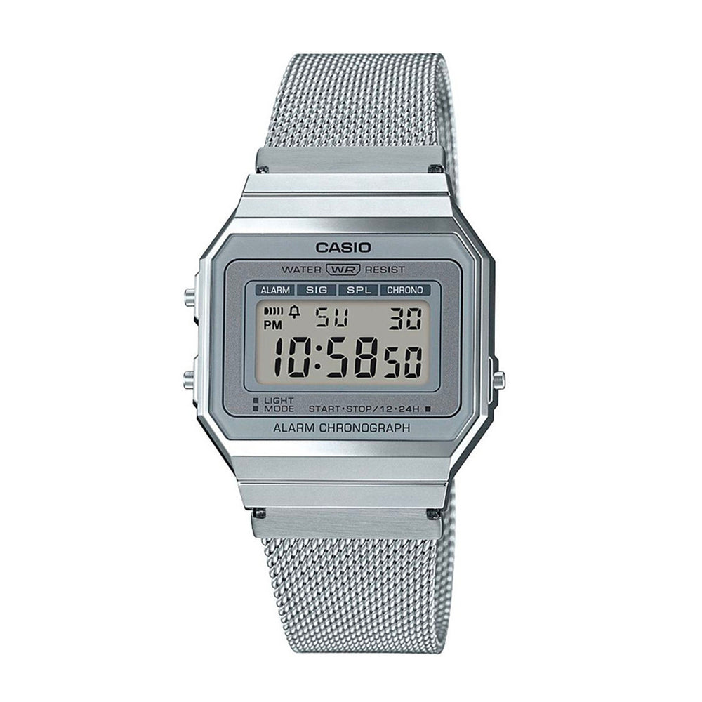 Casio A700WM-7ADF Silver Band Unisex Casio A700WM-7ADF Silver Band Unisex
