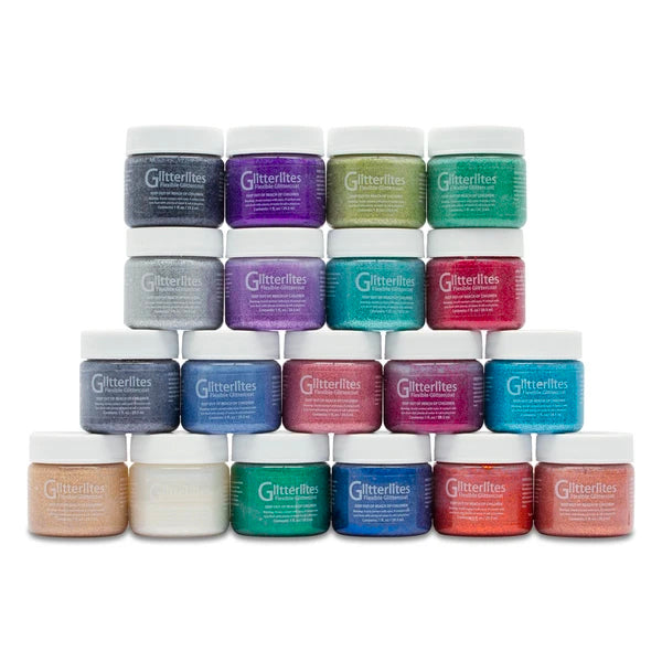 Angelus Glitterlite Acrylic Paint - Flexible Glittercoat 29ml Angelus Glitterlite Acrylic Paint - Flexible Glittercoat 29ml