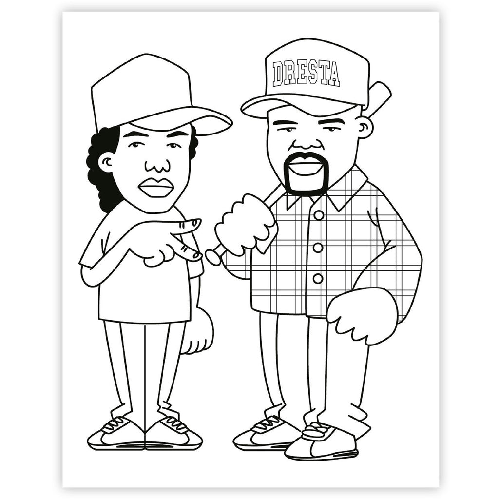 Hip Hop Colouring Book - West Coast Edition Hip Hop Colouring Book - West Coast Edition