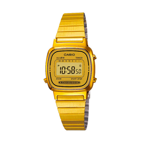 Casio LA670WGA-9DF Gold Band Unisex Casio LA670WGA-9DF Gold Band Unisex
