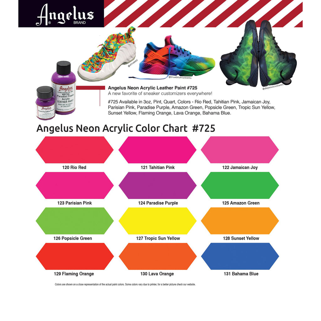 Angelus Neon Acrylic Leather Paint 29ml Angelus Neon Acrylic Leather Paint 29ml