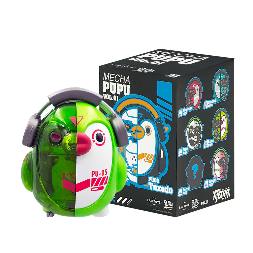 Mecha Pupu Alien Penguin  Vol.01 Series Blindbox Mecha Pupu Alien Penguin  Vol.01 Series Blindbox