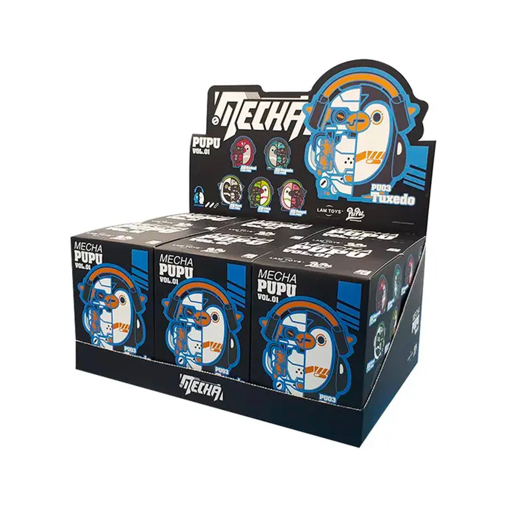 Mecha Pupu Alien Penguin  Vol.01 Series Blindbox Mecha Pupu Alien Penguin  Vol.01 Series Blindbox