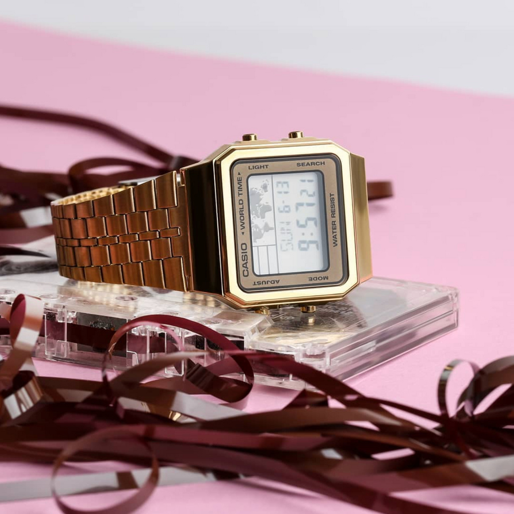 Casio A500WGA-9DF Gold Band Unisex Casio A500WGA-9DF Gold Band Unisex