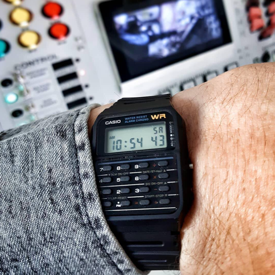 Casio CA-53W-1Z Black Calculator Watch Unisex Casio CA-53W-1Z Black Calculator Watch Unisex