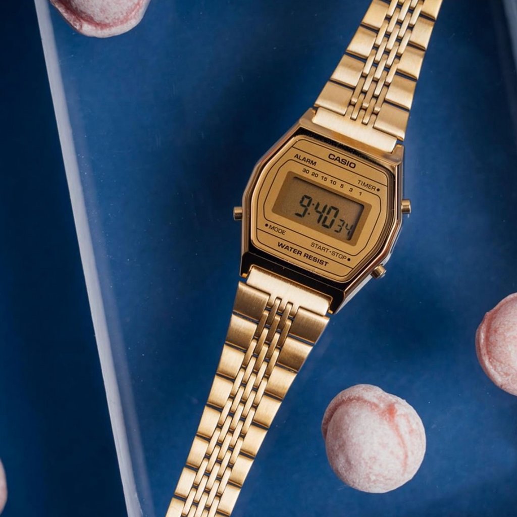Casio LA690WGA-9DF Ladies Gold Watch Casio LA690WGA-9DF Ladies Gold Watch