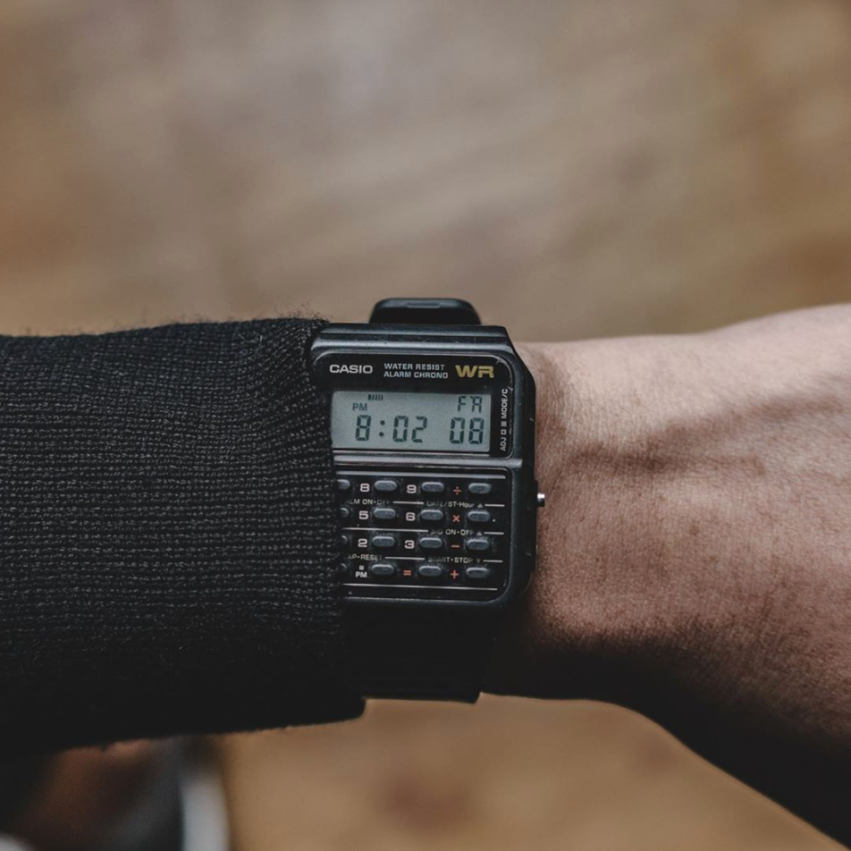 Casio CA-53W-1Z Black Calculator Watch Unisex Casio CA-53W-1Z Black Calculator Watch Unisex