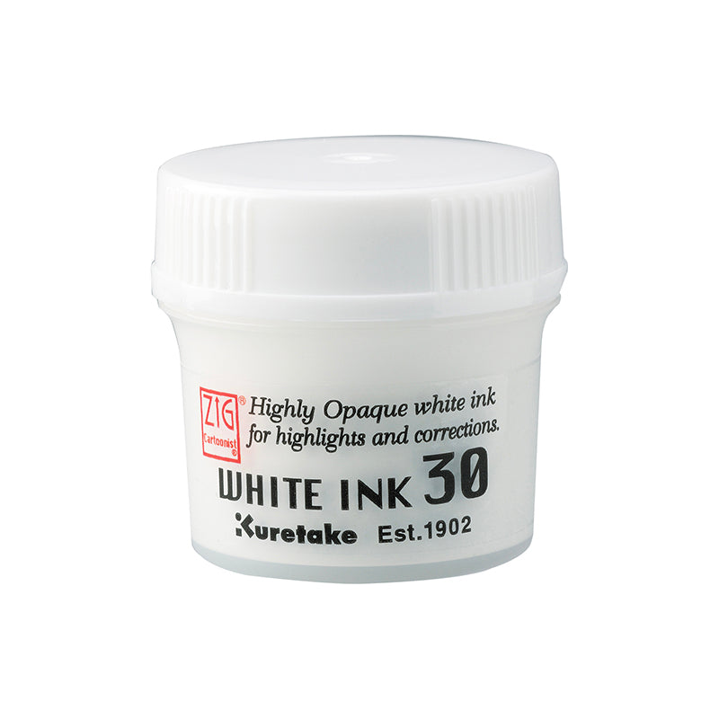 Kuretake ZIG Cartoonist White Ink 30ml Kuretake ZIG Cartoonist White Ink 30ml