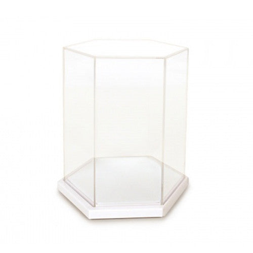 Display Case - Hexagon White Display Case - Hexagon White