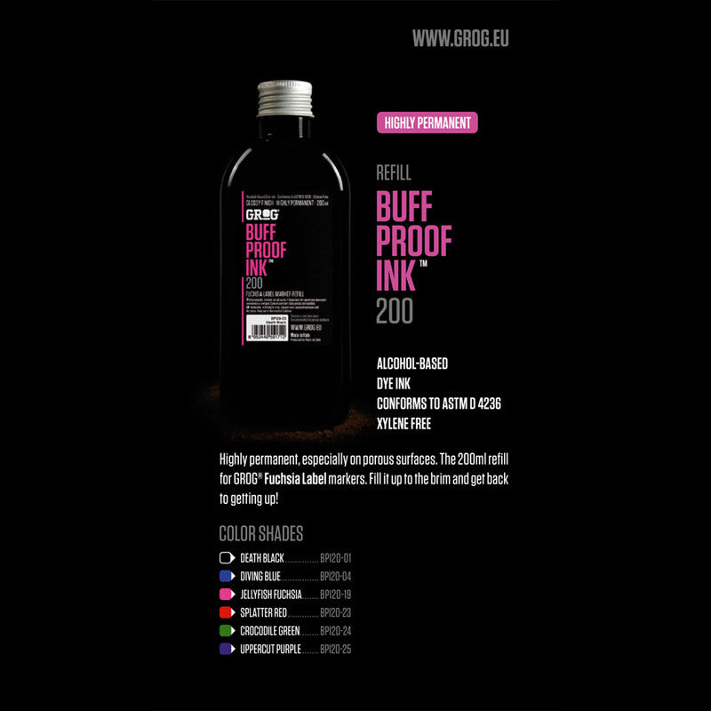 Grog 200ml Refill - Buff Proof Grog 200ml Refill - Buff Proof