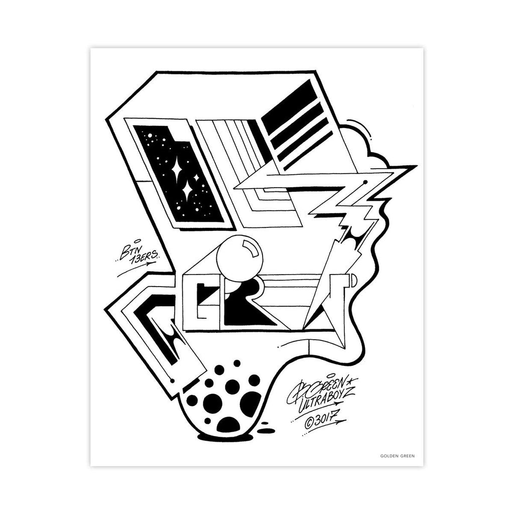 Graffiti Style Colouring Book Graffiti Style Colouring Book