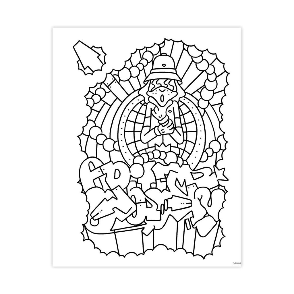 Graffiti Style Colouring Book Graffiti Style Colouring Book