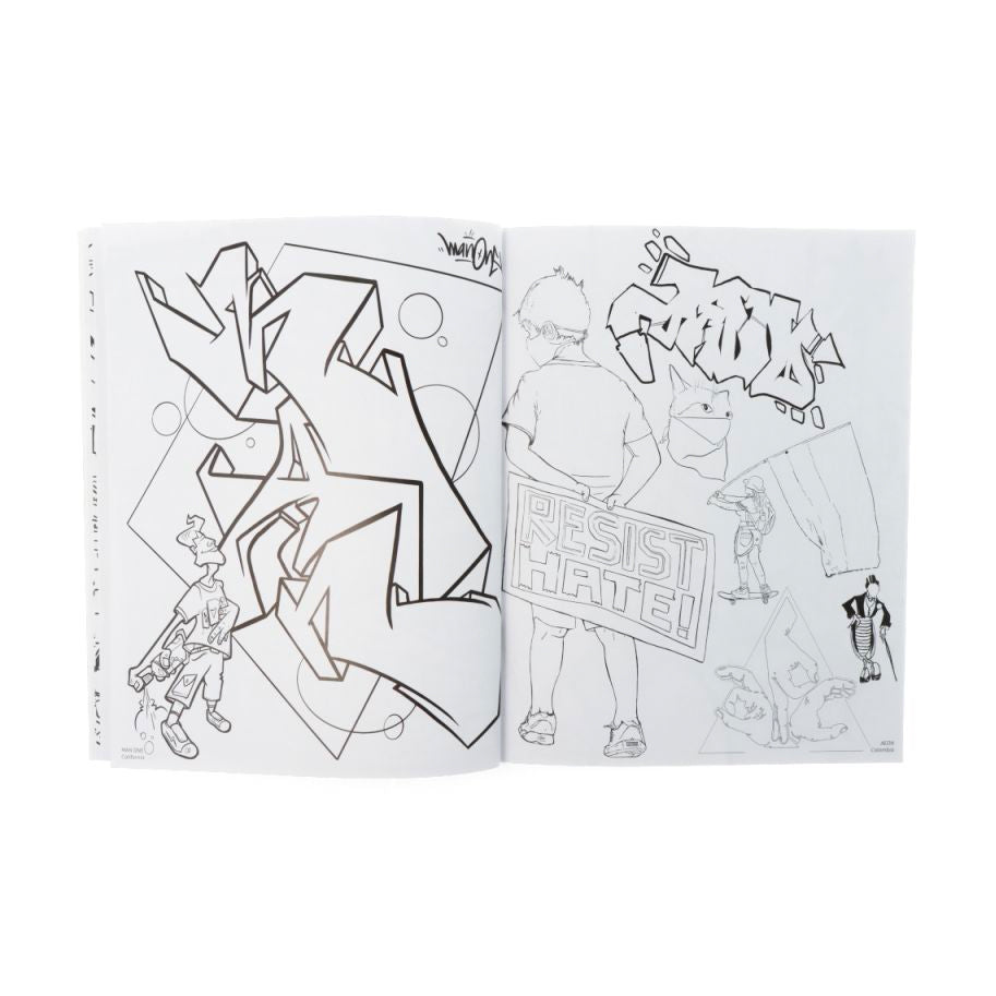 American Graffiti Colouring Book American Graffiti Colouring Book