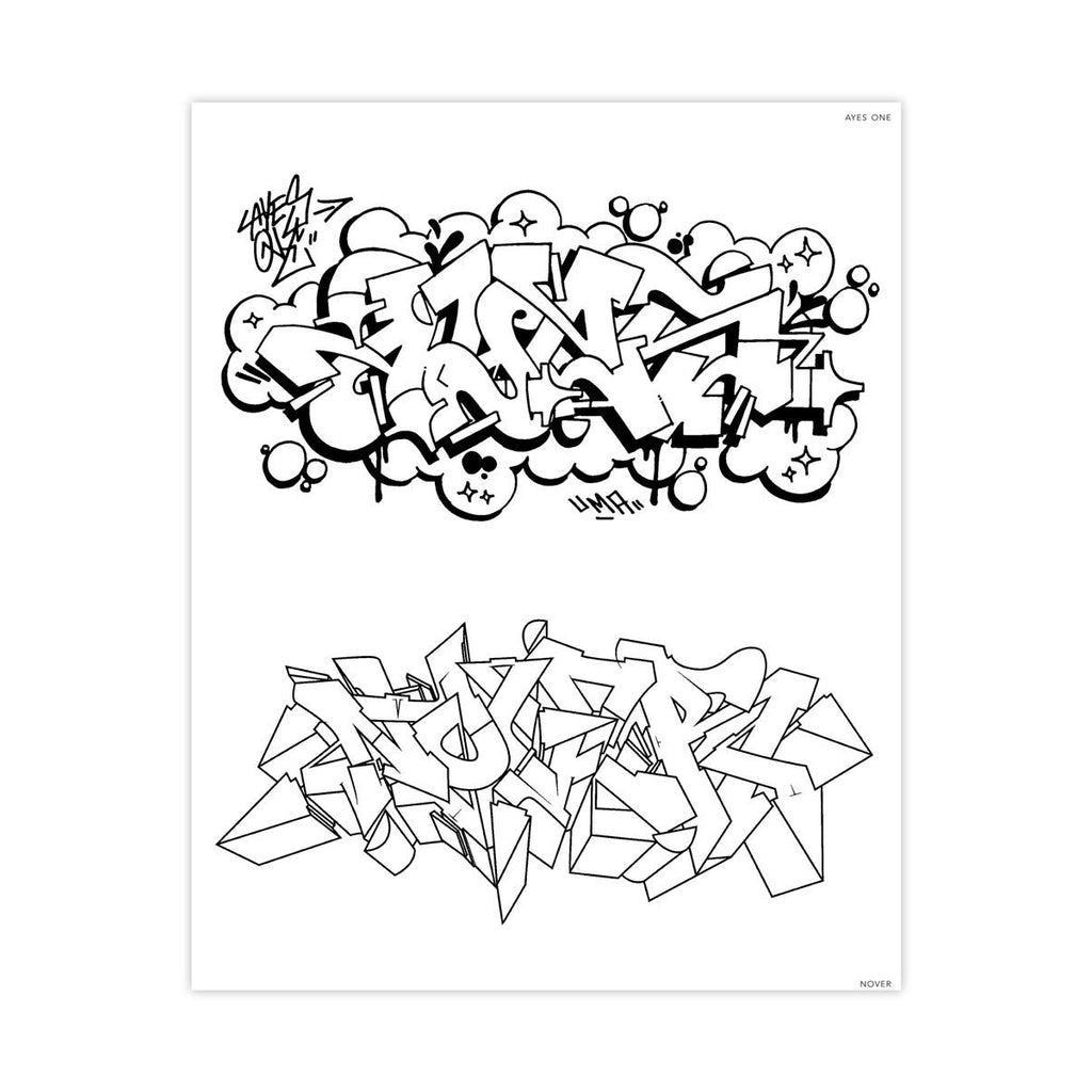 Graffiti Style Colouring Book Graffiti Style Colouring Book