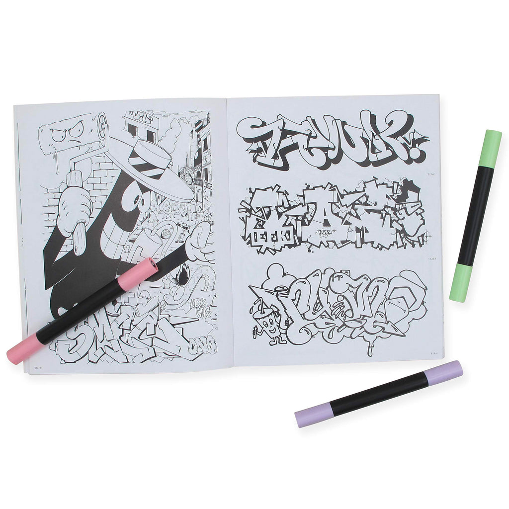 Graffiti Style Colouring Book Graffiti Style Colouring Book