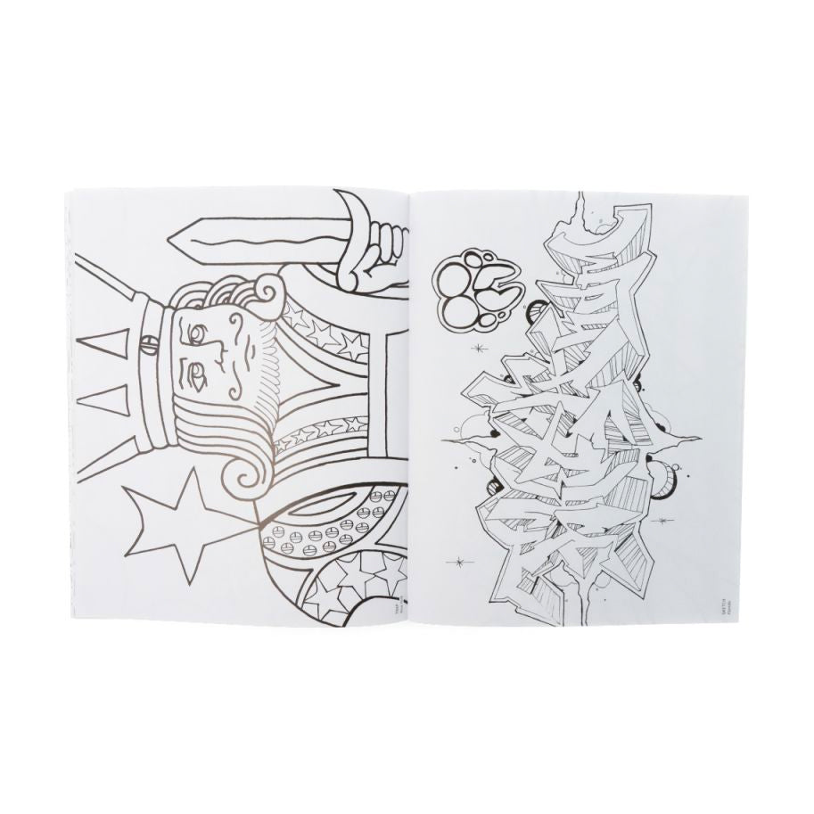 American Graffiti Colouring Book American Graffiti Colouring Book