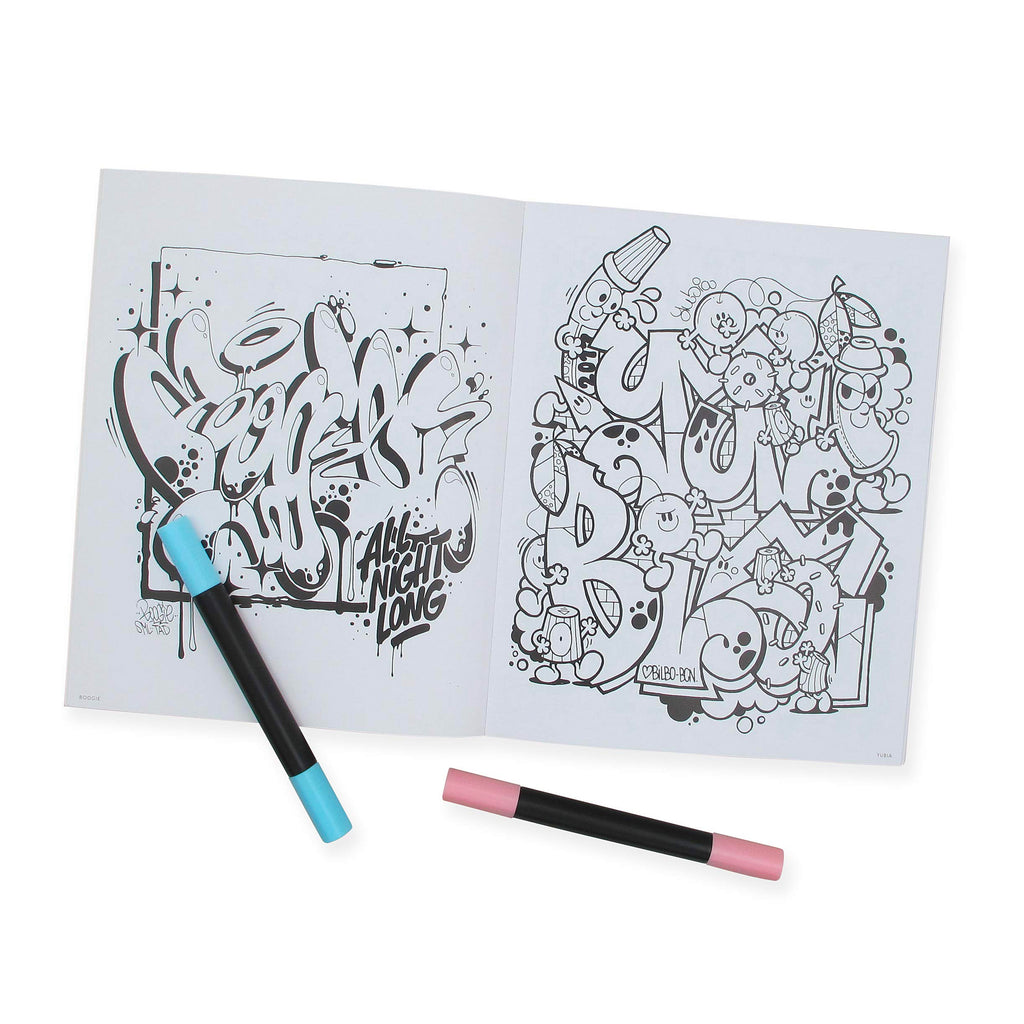 Graffiti Style Colouring Book Graffiti Style Colouring Book