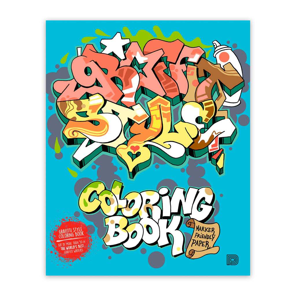 Graffiti Style Colouring Book Graffiti Style Colouring Book