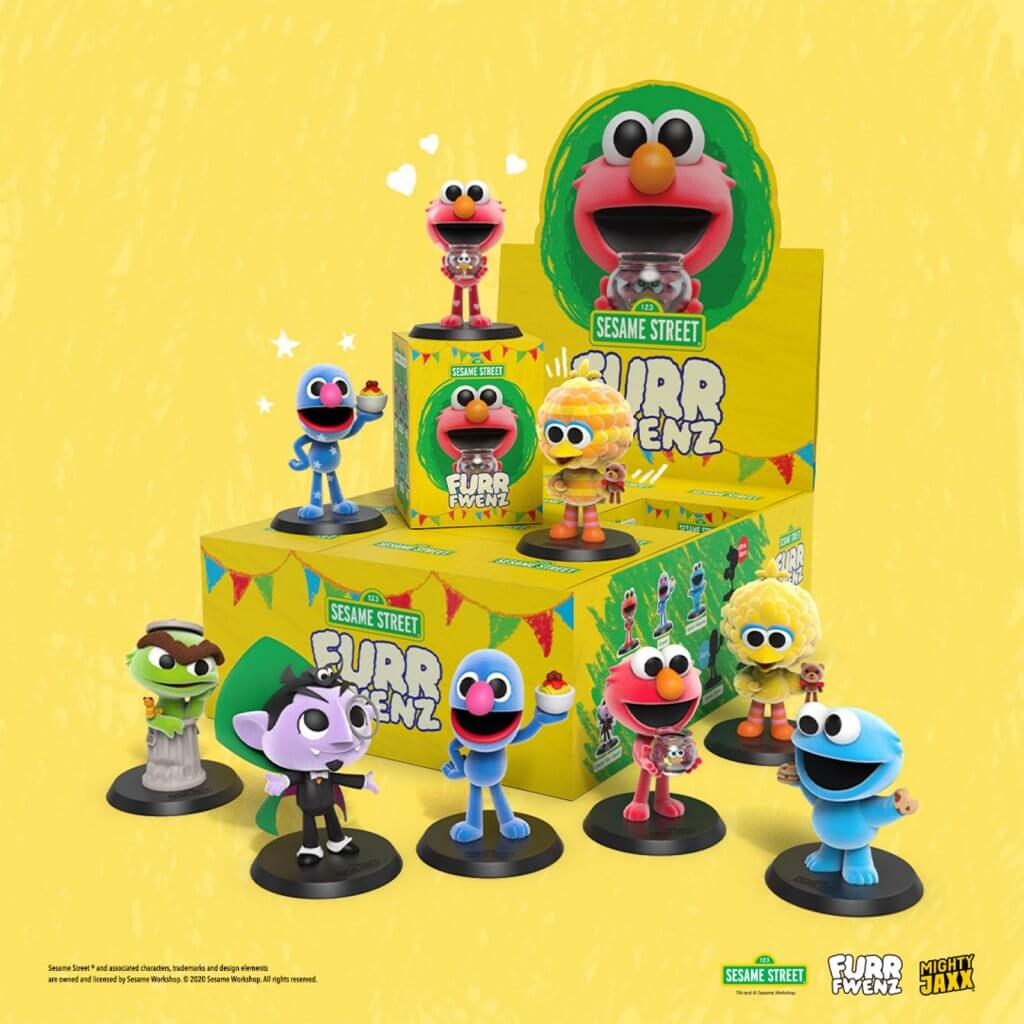 Mighty Jaxx x Sesame Street Furr Fwenz Mighty Jaxx x Sesame Street Furr Fwenz