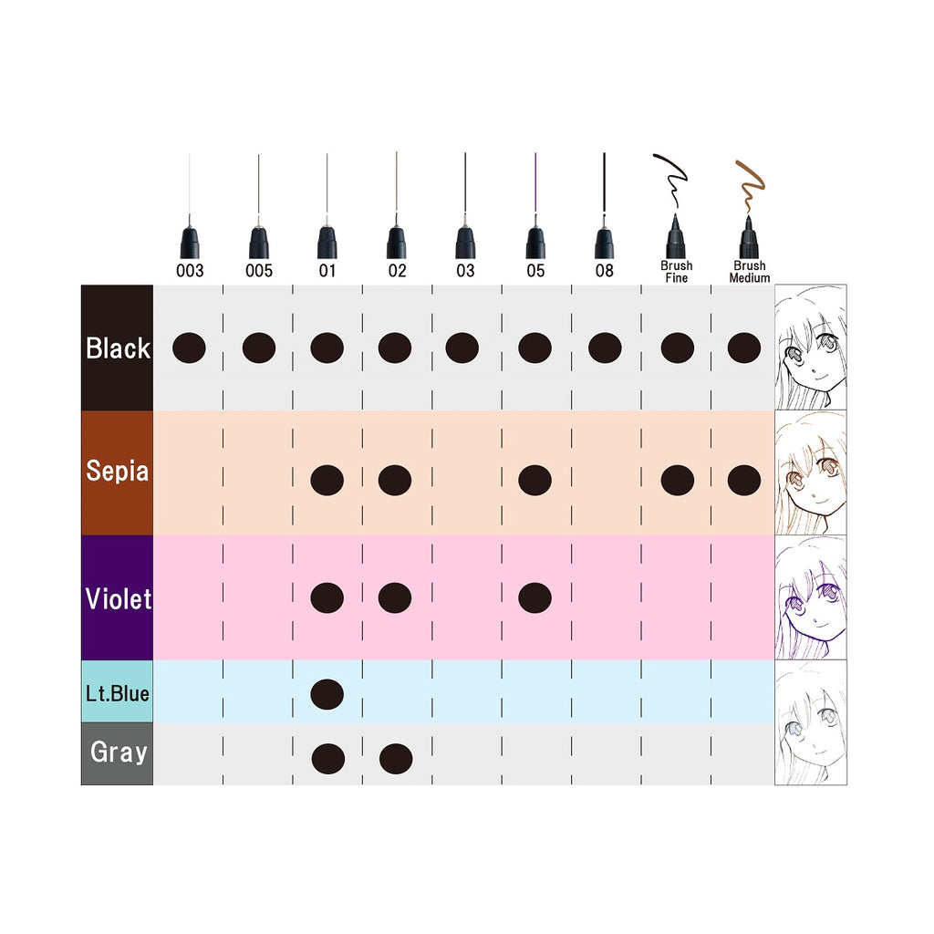 Kuretake ZIG Mangaka Flexible Brush Tip Pen (single) Kuretake ZIG Mangaka Flexible Brush Tip Pen (single)