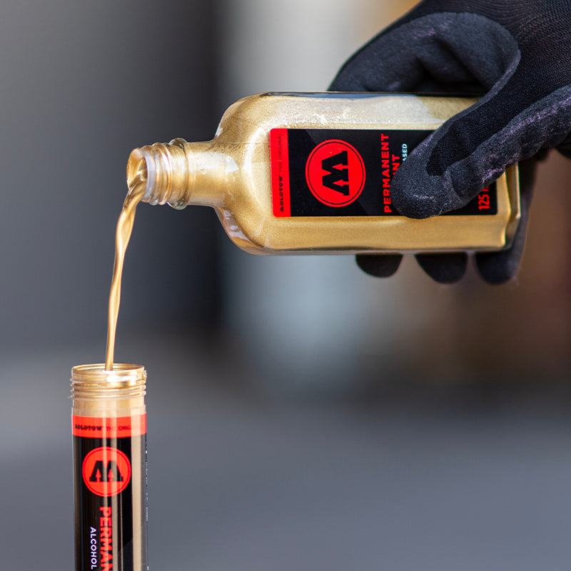 Molotow Alcohol-Based Permanent Paint 125ml Refill Molotow Alcohol-Based Permanent Paint 125ml Refill