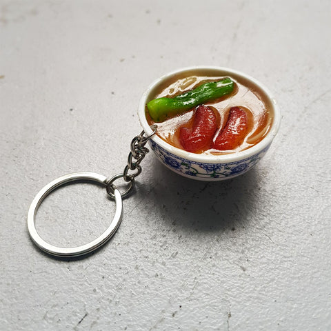 Noodle Soup Bowl Keychain (wings)