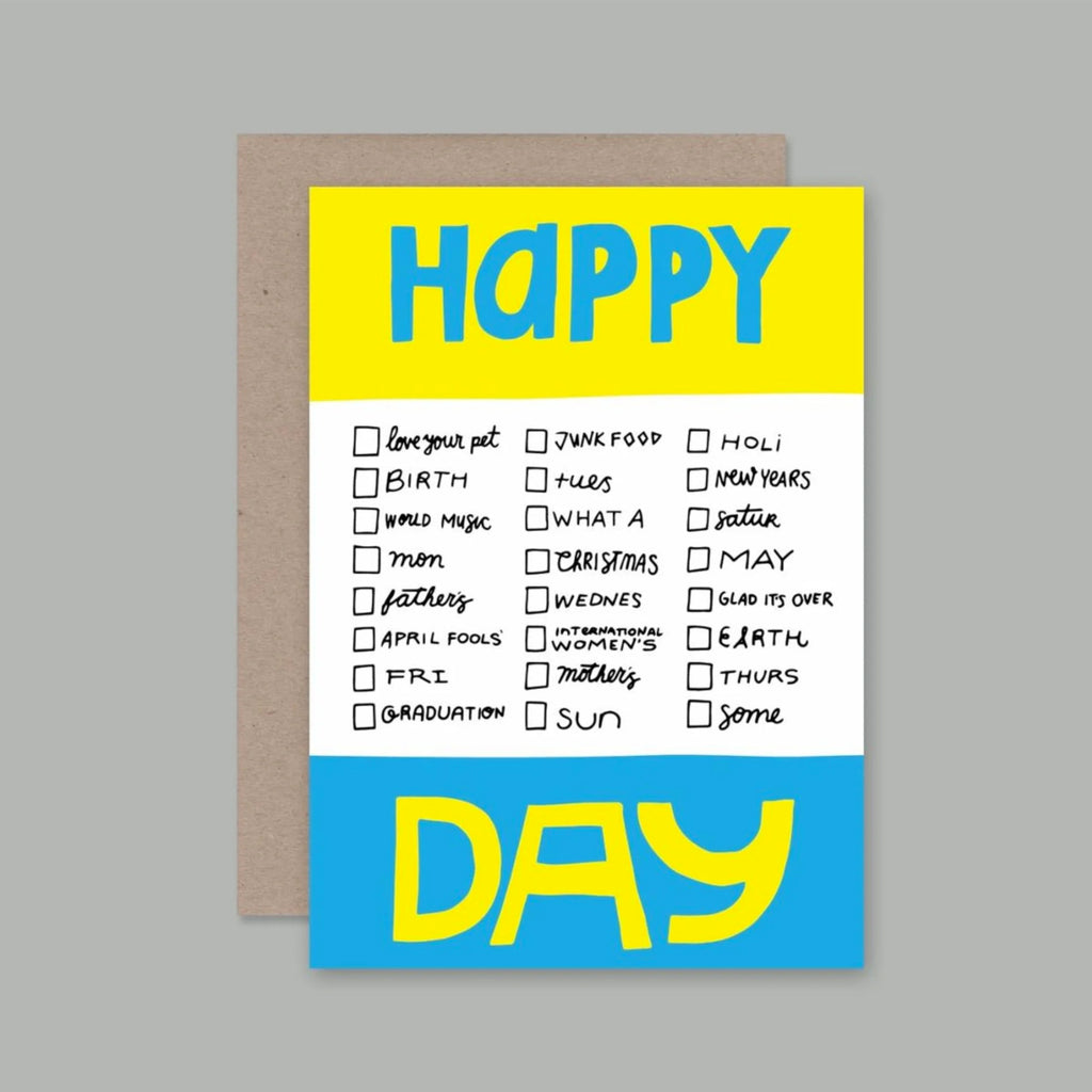 HAPPY DIFFERENT DAY Greeting Card